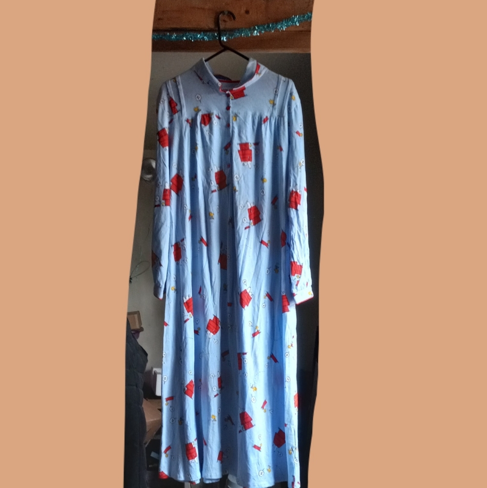 Peanuts Snoopy and Woodstock Pajama Dress